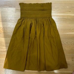 Jcrew smocked waist skirt
